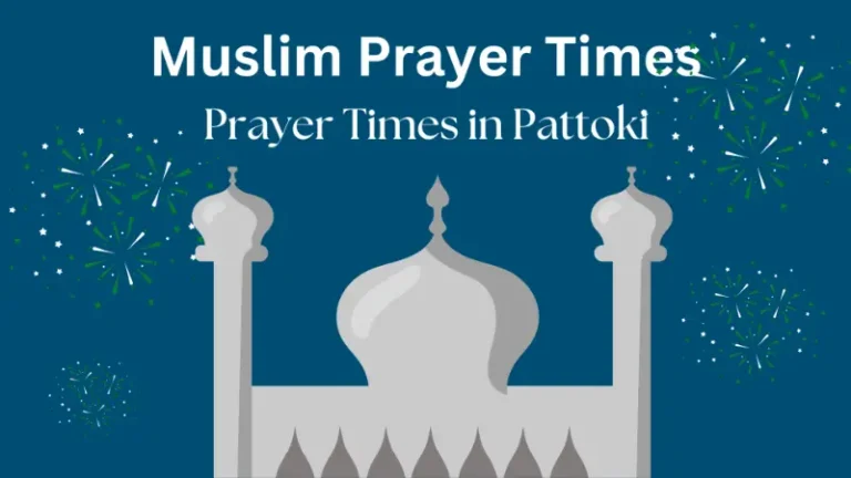 Pattoki Prayer Times