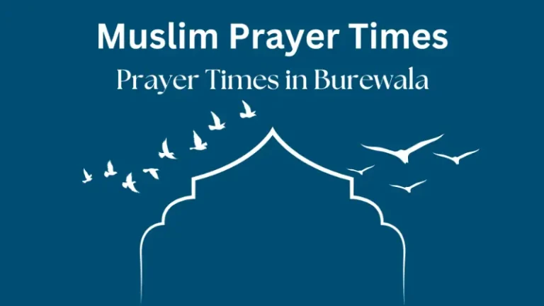 Daily Islamic Prayer Times in Burewala City 5 Burewala Prayer Times