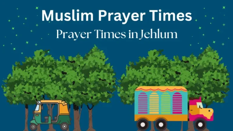Daily Jehlum Prayer Times | Updated Prayer for Today 1 Jehlum Prayer Times