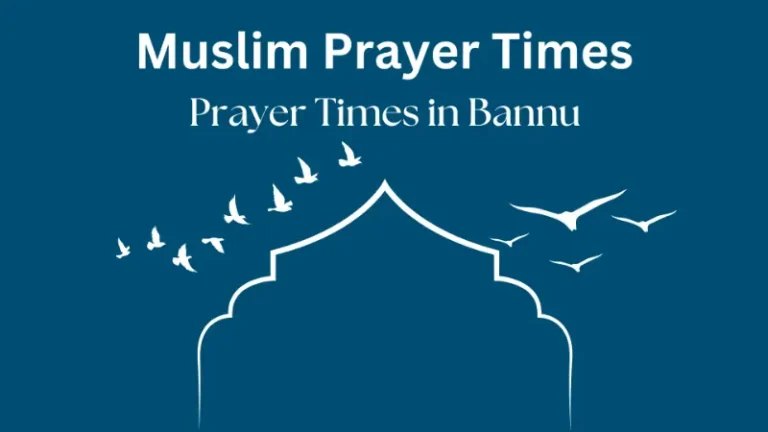 Bannu Prayer Times